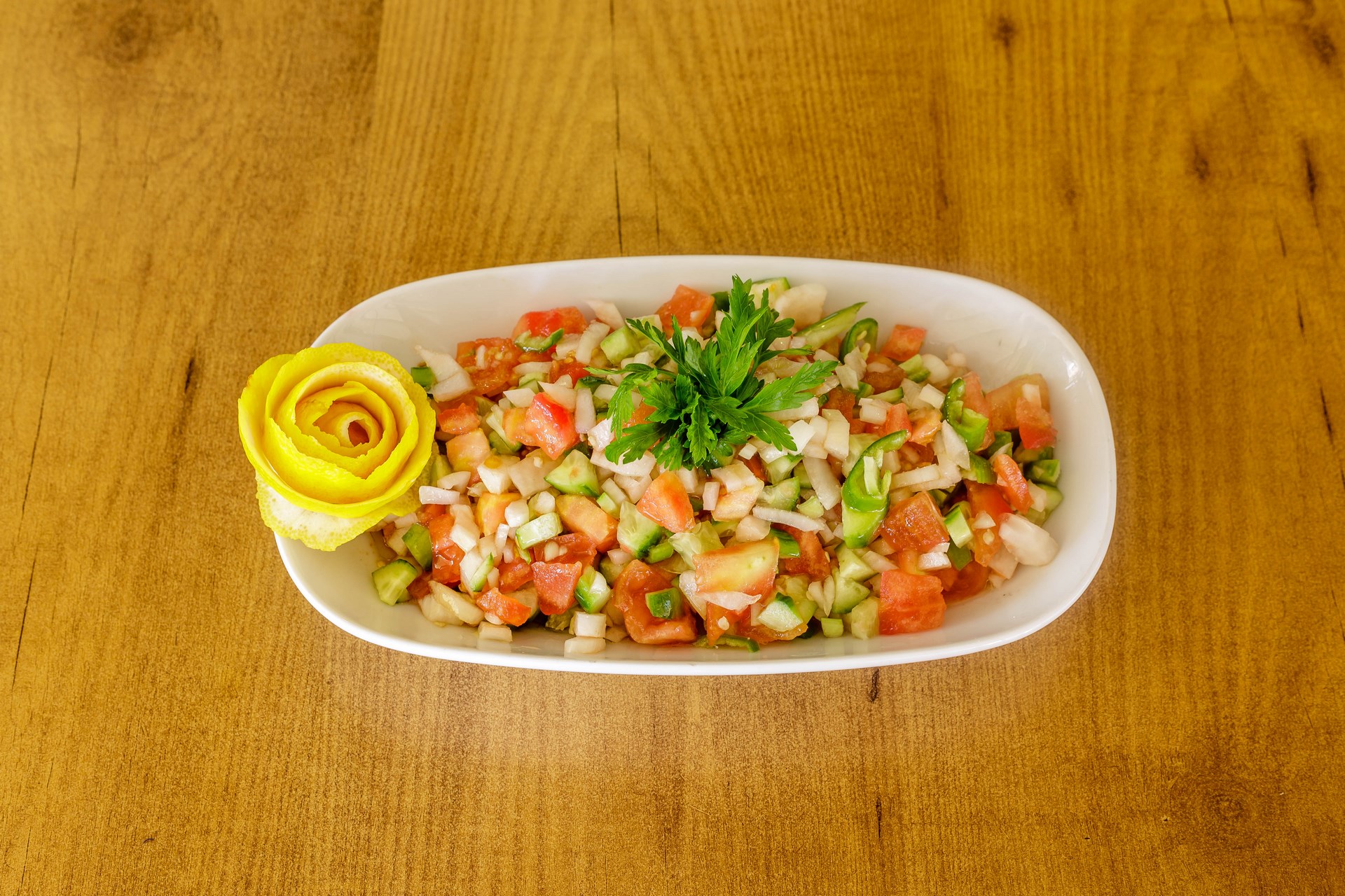 Лук в салат чтобы не горчил. Öoban Salatasi. Shepherd Salad.